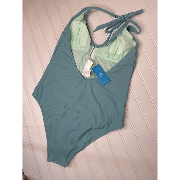 NWT Cupshe Emerge Braided Halter Cutout One Piece Swimsuit Beach BUNDLE Size M - Picture 6 of 6